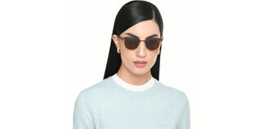 Black Clubmaster Full Rim Unisex Sunglasses by Vincent Chase Polarized-221021