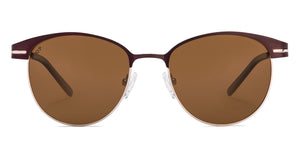 Black Clubmaster Full Rim Unisex Sunglasses by Vincent Chase Polarized-221021
