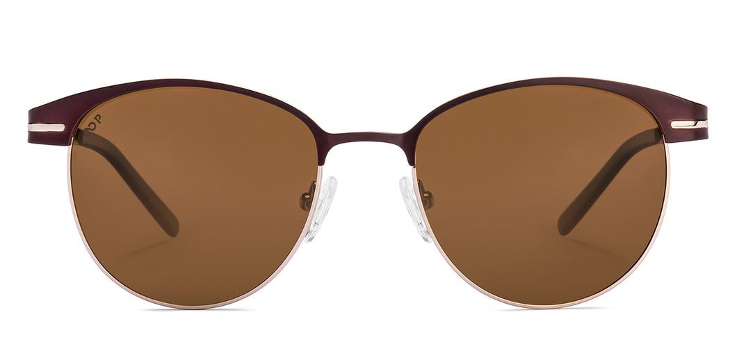 Black Clubmaster Full Rim Unisex Sunglasses by Vincent Chase Polarized-221021