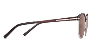 Black Clubmaster Full Rim Unisex Sunglasses by Vincent Chase Polarized-221021
