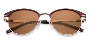 Black Clubmaster Full Rim Unisex Sunglasses by Vincent Chase Polarized-221021