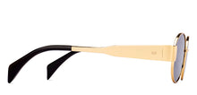 Load image into Gallery viewer, Gold Round Full Rim Unisex Sunglasses by Vincent Chase Polarized-222291