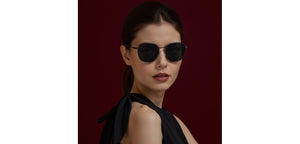 Silver Round Full Rim Unisex Sunglasses by Vincent Chase Polarized-235591