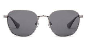 Silver Round Full Rim Unisex Sunglasses by Vincent Chase Polarized-235591