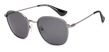 Load image into Gallery viewer, Silver Round Full Rim Unisex Sunglasses by Vincent Chase Polarized-235591