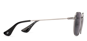 Silver Round Full Rim Unisex Sunglasses by Vincent Chase Polarized-235591