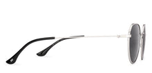 Load image into Gallery viewer, Silver Round Full Rim Unisex Sunglasses by Vincent Chase Polarized-237594