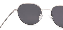 Load image into Gallery viewer, Silver Round Full Rim Unisex Sunglasses by Vincent Chase Polarized-237594