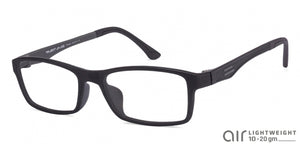 Black Rectangle Full Rim Unisex Eyeglasses by Lenskart Air Online-96620