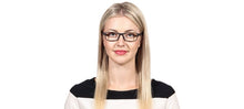 Load image into Gallery viewer, Black Rectangle Full Rim Unisex Eyeglasses by Lenskart Air Online-96620