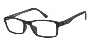 Black Rectangle Full Rim Unisex Eyeglasses by Lenskart Air Online-96620
