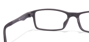 Black Rectangle Full Rim Unisex Eyeglasses by Lenskart Air Online-96620