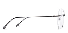 Load image into Gallery viewer, Gunmetal Geometric Rimless Unisex Eyeglasses by Vincent Chase Online-220973