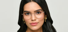 Load image into Gallery viewer, Rose Gold Round Full Rim Unisex Eyeglasses by Vincent Chase-222629