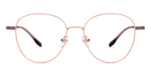 Load image into Gallery viewer, Rose Gold Round Full Rim Unisex Eyeglasses by Vincent Chase-222629