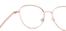 Load image into Gallery viewer, Rose Gold Round Full Rim Unisex Eyeglasses by Vincent Chase-222629