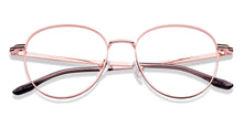 Load image into Gallery viewer, Rose Gold Round Full Rim Unisex Eyeglasses by Vincent Chase-222629