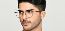 Load image into Gallery viewer, Black Round Full Rim Unisex Eyeglasses by Vincent Chase-222690