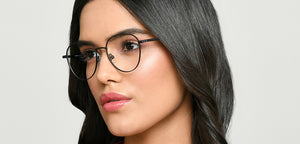Black Round Full Rim Unisex Eyeglasses by Vincent Chase-222690