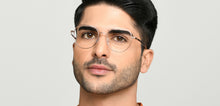 Load image into Gallery viewer, Rose Gold Round Full Rim Unisex Eyeglasses by Vincent Chase-222693