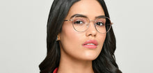 Load image into Gallery viewer, Rose Gold Round Full Rim Unisex Eyeglasses by Vincent Chase-222693