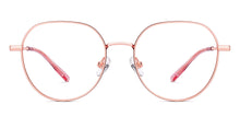 Load image into Gallery viewer, Rose Gold Round Full Rim Unisex Eyeglasses by Vincent Chase-222693