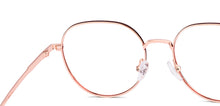 Load image into Gallery viewer, Rose Gold Round Full Rim Unisex Eyeglasses by Vincent Chase-222693
