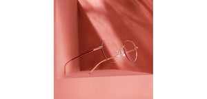 Rose Gold Round Full Rim Unisex Eyeglasses by Vincent Chase-222693
