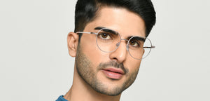 Light Purple Round Full Rim Unisex Eyeglasses by Vincent Chase-222695