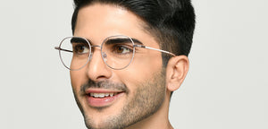 Light Purple Round Full Rim Unisex Eyeglasses by Vincent Chase-222695
