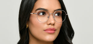 Light Purple Round Full Rim Unisex Eyeglasses by Vincent Chase-222695