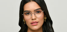 Load image into Gallery viewer, Light Purple Round Full Rim Unisex Eyeglasses by Vincent Chase-222695