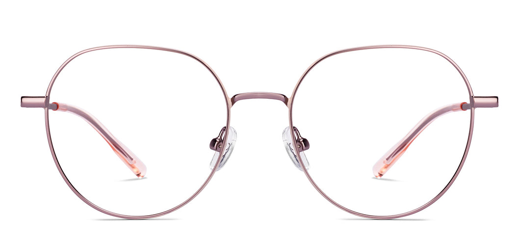 Light Purple Round Full Rim Unisex Eyeglasses by Vincent Chase-222695