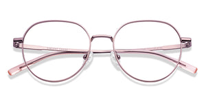Light Purple Round Full Rim Unisex Eyeglasses by Vincent Chase-222695