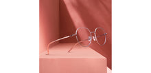 Load image into Gallery viewer, Light Purple Round Full Rim Unisex Eyeglasses by Vincent Chase-222695