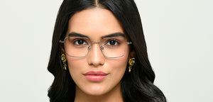 Gunmetal Rectangle Full Rim Unisex Eyeglasses by Vincent Chase-222701