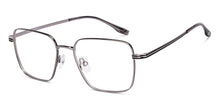Load image into Gallery viewer, Gunmetal Rectangle Full Rim Unisex Eyeglasses by Vincent Chase-222701