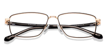 Load image into Gallery viewer, Gold Rectangle Full Rim Unisex Eyeglasses by Vincent Chase-227577