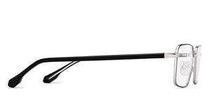 Gunmetal Rectangle Full Rim Unisex Eyeglasses by Vincent Chase-227606