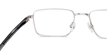 Load image into Gallery viewer, Gunmetal Rectangle Full Rim Unisex Eyeglasses by Vincent Chase-227606