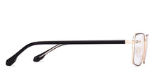 Load image into Gallery viewer, Gold Rectangle Full Rim Unisex Eyeglasses by Vincent Chase-227607