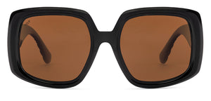 Black Wayfarer Full Rim Unisex Sunglasses by Vincent Chase-226232