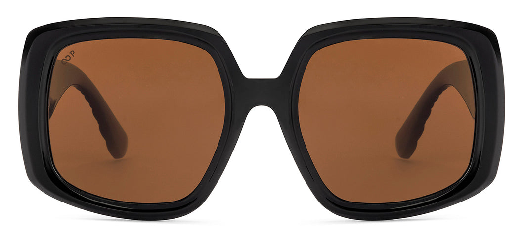 Black Wayfarer Full Rim Unisex Sunglasses by Vincent Chase-226232
