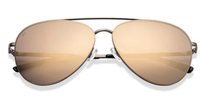 Gunmetal Aviator Full Rim Unisex Sunglasses by Vincent Chase-225791