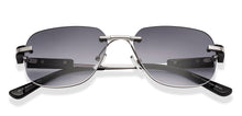 Load image into Gallery viewer, Silver Square Rimless Unisex Sunglasses by Vincent Chase-225927