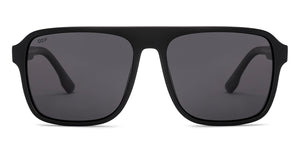 BLACK Wayfarer Full Rim Unisex Sunglasses by Vincent Chase Polarized-228738