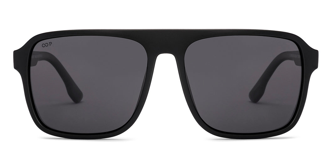 BLACK Wayfarer Full Rim Unisex Sunglasses by Vincent Chase Polarized-228738