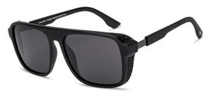BLACK Wayfarer Full Rim Unisex Sunglasses by Vincent Chase Polarized-228738