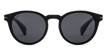 Load image into Gallery viewer, BLACK Round Full Rim Unisex Sunglasses by Vincent Chase Polarized-228744