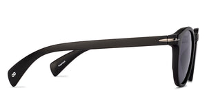 BLACK Round Full Rim Unisex Sunglasses by Vincent Chase Polarized-228744